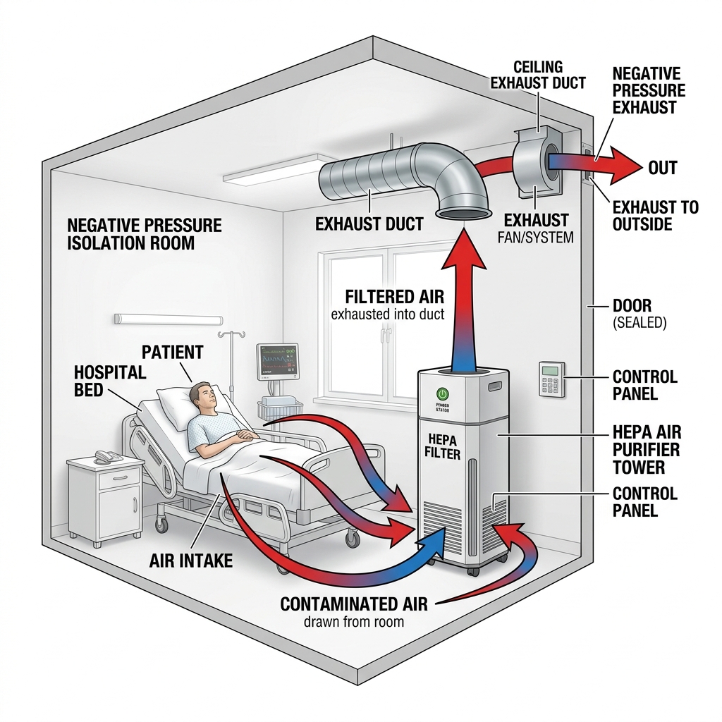 Negative Air Pressure Mode